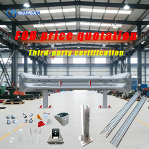 Barandilla <span class=keywords><strong>de</strong></span> Acero Certificada <span class=keywords><strong>de</strong></span> 2.67mm y 3.0mm, Barrera <span class=keywords><strong>de</strong></span> Seguridad Tipo W para Proyectos <span class=keywords><strong>de</strong></span> Carreteras Internacionales y Obras Civiles - Product Image 1