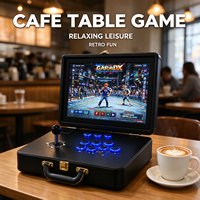 Console de jeu arcade portable 14 pouces avec jeux intégrés, manette unique, Plug and Play pour divertissement à domicile