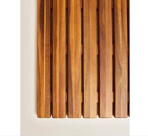 Tappeto da bagno in legno di acacia personalizzato antimuffa, <span class=keywords><strong>piscina</strong></span> o tappetino da spiaggia - Product Image 1