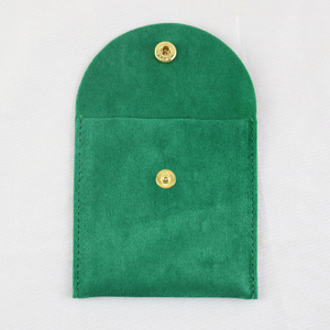 Pochette à bijoux en velours 8*8cm, petit emballage de luxe pour bijoux, sacs cadeaux pour bijoux, bouton pression pour emballage de bracelets et colliers, écologique - Product Image 4