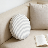 Coussin de siège rond en mousse à mémoire de forme de haute qualité avec couleurs personnalisables, logo, housse amovible et lavable, doux et confortable