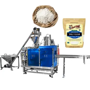 1Kg Volautomatische Rits Zakje Verpakking Machine Tapioca Maïs Tarwemeel Poeder Zakje Vulling Verpakkingsmachine