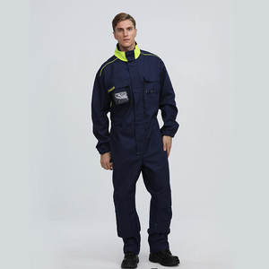 Overoles Ignífugos de Algodón, Corte Regular, Xk 14213, para Trabajadores de la Minería Petrolera y de la Construcción, Protección Contra Incendios - Product Image 3