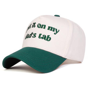 Cappellino da Baseball Unisex Retrò con Slogan Ricamato, Bicolore, Antivento per Attività all'Aperto - Product Image 4