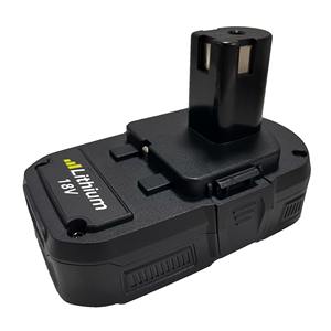Pack de batteries Li-ion 18650 compétitif pour <span class=keywords><strong>outil</strong></span> électrique <span class=keywords><strong>Ryobi</strong></span> 18V (P109) - Rechargeable 2000-3500mAh Noir en stock - Product Image 2