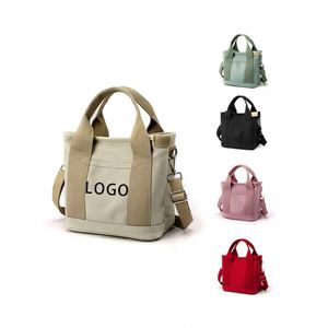 2024 New <b>Large</b> Capacity Multi-Pocket Handbag Women's <b>Canvas</b> Tote Purses Crossbody <b>Bag</b> Vintage Tote <b>Bags</b> for School - Product Image 1