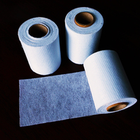 Tissu non tissé en polyester 100% de haute qualité, style croisé, matériau d'étanchéité pour toiture en béton