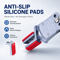 Pince pneumatique MINI-NC à expansion interne et externe avec capteur, mâchoire large pour l'automatisation des robots de moulage par injection