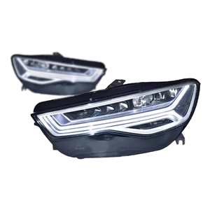 ไฟหน้ารถยนต์ดัดแปลงแบบไดนามิก พร้อมไฟสัญญาณ ไฟเดย์ไลท์ LED สำหรับ A6 C7 ปี 2011-2016 อัพเกรดเป็นไฟหน้า LED รุ่น A6 - Product Image 1