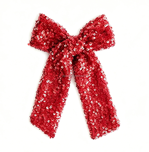 Fiocchi per capelli lunghi con paillettes, fermagli a fiocco, paillettes per capelli da ragazza - Product Image 4