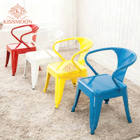 Chaise empilable en acier inoxydable durable pour enfants, design moderne, idéale pour événements, hôtels, restaurants, bars, clubs, intérieur - Vente en gros
