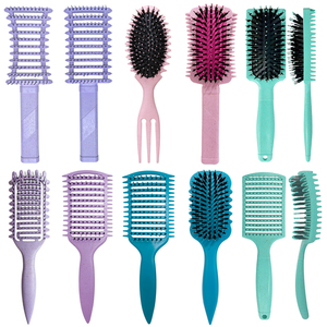 High Quality Curl Defining Hair <strong>Brush</strong> Women Professional Detangling <strong>Curly</strong> Hair <strong>Brush</strong> for Women Wet Dry <strong>Curly</strong> - Product Image 6