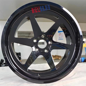 ล้อฟอร์จสีดำแบบกำหนดเอง ขอบล้อขนาด 26x14 พร้อมฝาครอบกลางแบบลอยตัว - Product Image 4