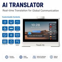Traducteur vocal AI à double écran de 10,1 pouces, traducteur en temps réel pour les réunions d'affaires