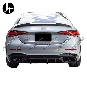 Diffuseur arrière pour <span class=keywords><strong>Mercedes</strong></span> Benz W206 classe C C200L C240 <span class=keywords><strong>C250</strong></span> c280 changement C63 AMG lèvre arrière tuyau d'échappement <span class=keywords><strong>2022</strong></span> + - Product Image 3