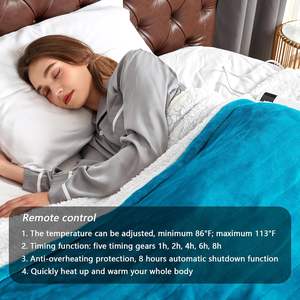Aquecimento Cobertor com Controle Duplo 10 Níveis de Aquecimento e 8 Horas Auto Off - Product Image 3