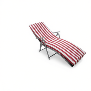 TUMBONA 55*180*8CM-8 Tapete de Playa de Algodón Entrelazado con Cojines de Esponja y Almohada - Product Image 1