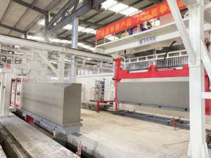 Maquinaria de línea de producción de bloques de gas <span class=keywords><strong>ALC</strong></span>/AAC automática de alta capacidad superventas de China - Product Image 4