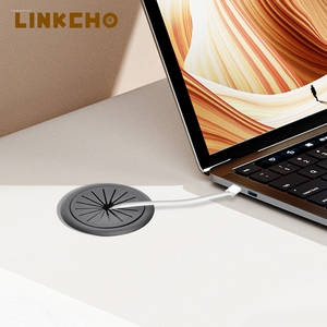 Linkcho bảng văn phòng Cáp tổ chức dây bàn <span class=keywords><strong>Grommet</strong></span> Dây Lỗ Bìa Máy tính để bàn di động dòng ổ cắm cổng hội thảo nhà bếp - Product Image 2