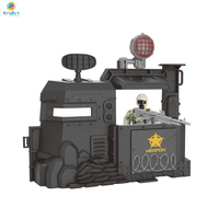 Ensemble de camion tactique Commando Elite Ops Simulation de mission professionnelle Équipement d'aventure de combat de guerre en plastique durable