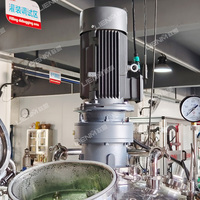 Cuve de mélange homogénéisatrice mobile avec agitateur et enveloppe chauffante pour la fabrication de liquide vaisselle et de savon pour les mains, haute précision, certifiée CE