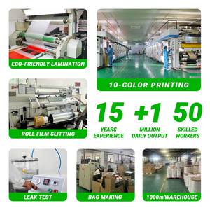 Sac à fond <span class=keywords><strong>plat</strong></span> en feuille d'aluminium personnalisé pochette à café debout refermable et durable à fermeture éclair fond <span class=keywords><strong>plat</strong></span> - Product Image 2