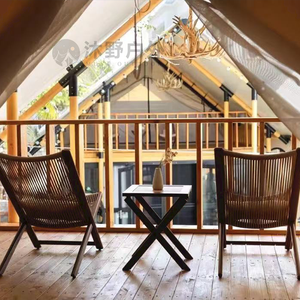 Tente de camping extérieure de luxe <span class=keywords><strong>à</strong></span> deux étages, grande tente de type <span class=keywords><strong>maison</strong></span> pour hôtels et complexes hôteliers - Offre spéciale - Product Image 4
