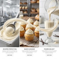 Poudre aromatisante à la vanille, additif alimentaire, agent aromatisant pour boulangerie, crème glacée, boissons, PureHarvest, qualité alimentaire, 25 kg