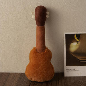 Vendita diretta della fabbrica carino morbido simulazione Mini chitarra peluche per bambini regali musicali Oem giocattolo per chitarra per bambini - Product Image 5