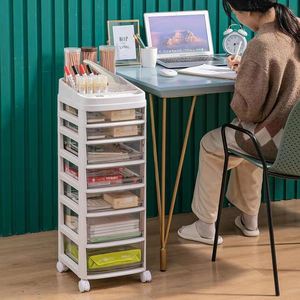 Home Desktop Drawer Big Clear Plastic Makeup Brush Cosmetic Organiser Storage Box
