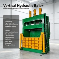 Presse à carton hydraulique OEM, machine à emballer le papier usagé pour supermarchés et entrepôts
