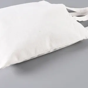 Sac fourre-tout en toile réutilisable pour femmes, imprimé de chats blancs mignons de dessin animé, vente en gros - Product Image 5