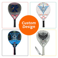 Raquettes de tennis Qingyu Palas 2025, 12k en fibre de carbone, fibre de verre, EVA, légères, professionnelles, logo personnalisé, raquettes de padel pour enfants