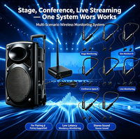 Écouteurs sans fil à tour de cou Premium OMFOX pour V5.3 avec LED, autonomie de 20 heures, casque DJ intelligent portable pour soirées Silent Disco