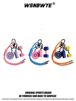 Plaques de poids de compétition nouveau bricolage Sublimation Gym sport Fitness série haltère haltère Kettlebell corde porte-clés