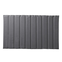 Tapis pliable en diatomite avec revêtement en cuir PU, super absorbant, pour séchage de cuisine, tapis de comptoir en pierre pliable