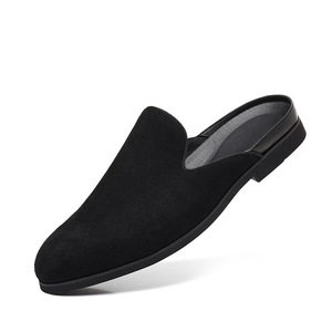 <span class=keywords><strong>Mules</strong></span> décontractées respirantes pour hommes, pointure 39-48, à bout pointu, à enfiler, en cuir, pour l'été et les loisirs en intérieur - Product Image 2