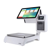 Báscula POS OEM con IA y Cámara de Reconocimiento, Impresión de Etiquetas de Peso, Caja Registradora, Báscula con IA