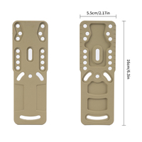 Adaptateur de holster en aluminium SABADO, plaque de montage sur ceinture compatible QLS, angle réglable pour la chasse et l'entraînement