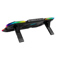 Accessoires pour ordinateur portable Très populaire alimenté par USB rgb Cooling Pad Ventilador Para Laptop pour ordinateur portable 12-17 Inch