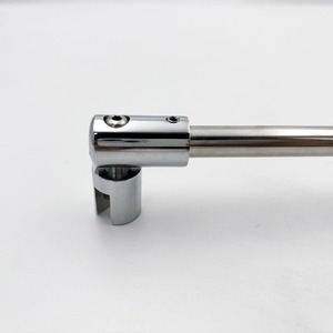 Kellyto All Copper <b>Shower</b> Rod E650 Chrome Finish Bathroom Glass Door Hardware <b>Accessory</b> - Product Image 2