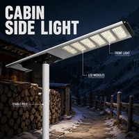 CRANE Lampe de balisage LED solaire multi-modules testée photométriquement 5400LM pour les vues sur la côte