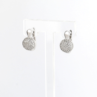 Nouvelles boucles d'oreilles en argent sterling 925, design classique, bijoux personnalisés à la mode, pour femmes, fiançailles, mariage, usage quotidien