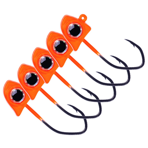 Têtes de jig pour la pêche au crapet, yeux 3D, hameçons de pêche 1/8oz 1/16oz 1/32oz pour la pêche au crapet, la pêche au black bass, la pêche à la truite, matériel de pêche - Product Image 5