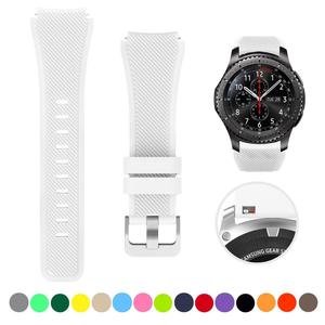 Bracelet silicone pour Samsung galaxy watch <span class=keywords><strong>3</strong></span> <span class=keywords><strong>46mm</strong></span> Gear S3 Frontier amazfit bip/<span class=keywords><strong>active</strong></span> 20/22mm <span class=keywords><strong>Huawei</strong></span> watch <span class=keywords><strong>gt</strong></span> 2/2e 42mm - Product Image 4