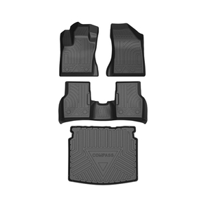 Alfombra impermeable para maletero de coche, accesorios interiores de alta calidad para Jeep compass <span class=keywords><strong>2017</strong></span> + Tpe - Product Image 4