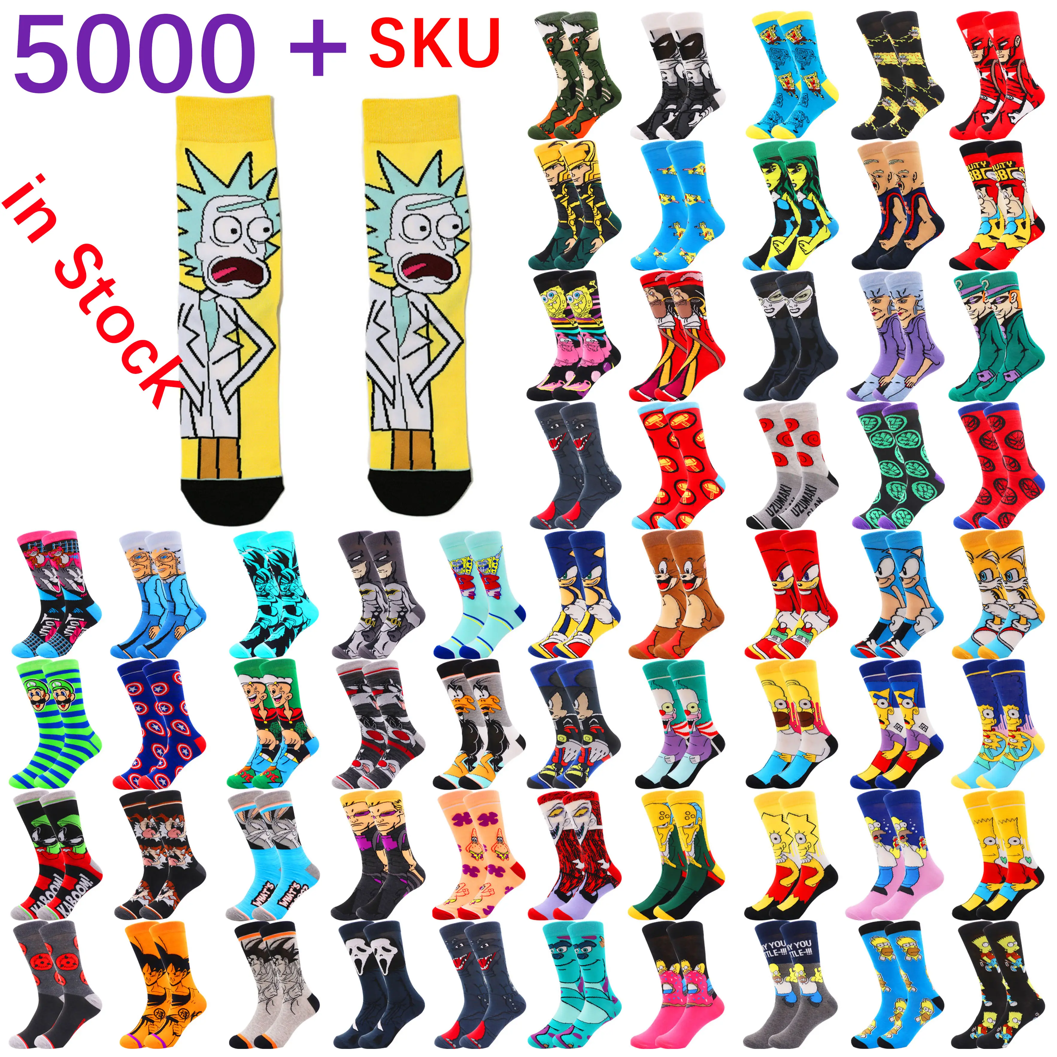 Drops hipping Spinne Eisen Fledermaus Mann Marvel Superheld Comics Socken Großhandel Neuheit Charakter Anime Cartoon Crew Socken