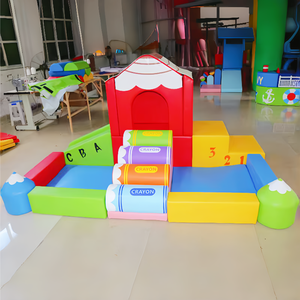 Aire de jeux intérieure pour enfants avec toboggan, <span class=keywords><strong>piscine</strong></span> à balles sur le thème des crayons, aire de jeux pour tout-petits, maison de jeu pour tout-petits, jouets en mousse de sécurité - Product Image 5