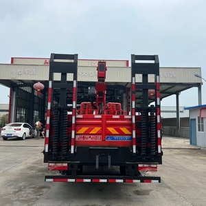 Camion grue Dongfeng 4x2, grue télescopique de 8 tonnes, hauteur de levage maximale de 15 mètres, plateau de 6 mètres, garantie internationale - Product Image 5