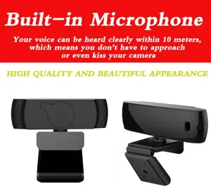 Factory OEM Special Price HD Web Camera Webcam 1080p Hd With Built-in Microphone For Latop